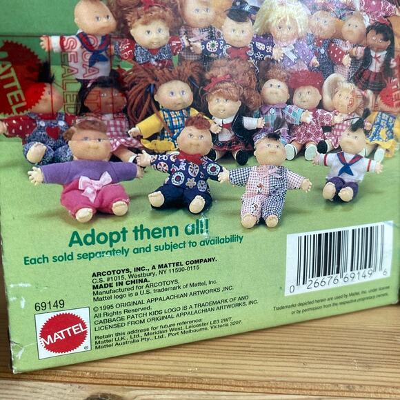 1995 NIB Cabbage Patch Baby Mini Dolls Collectible Janny Rae and Kacy Maude - Picture 6 of 8